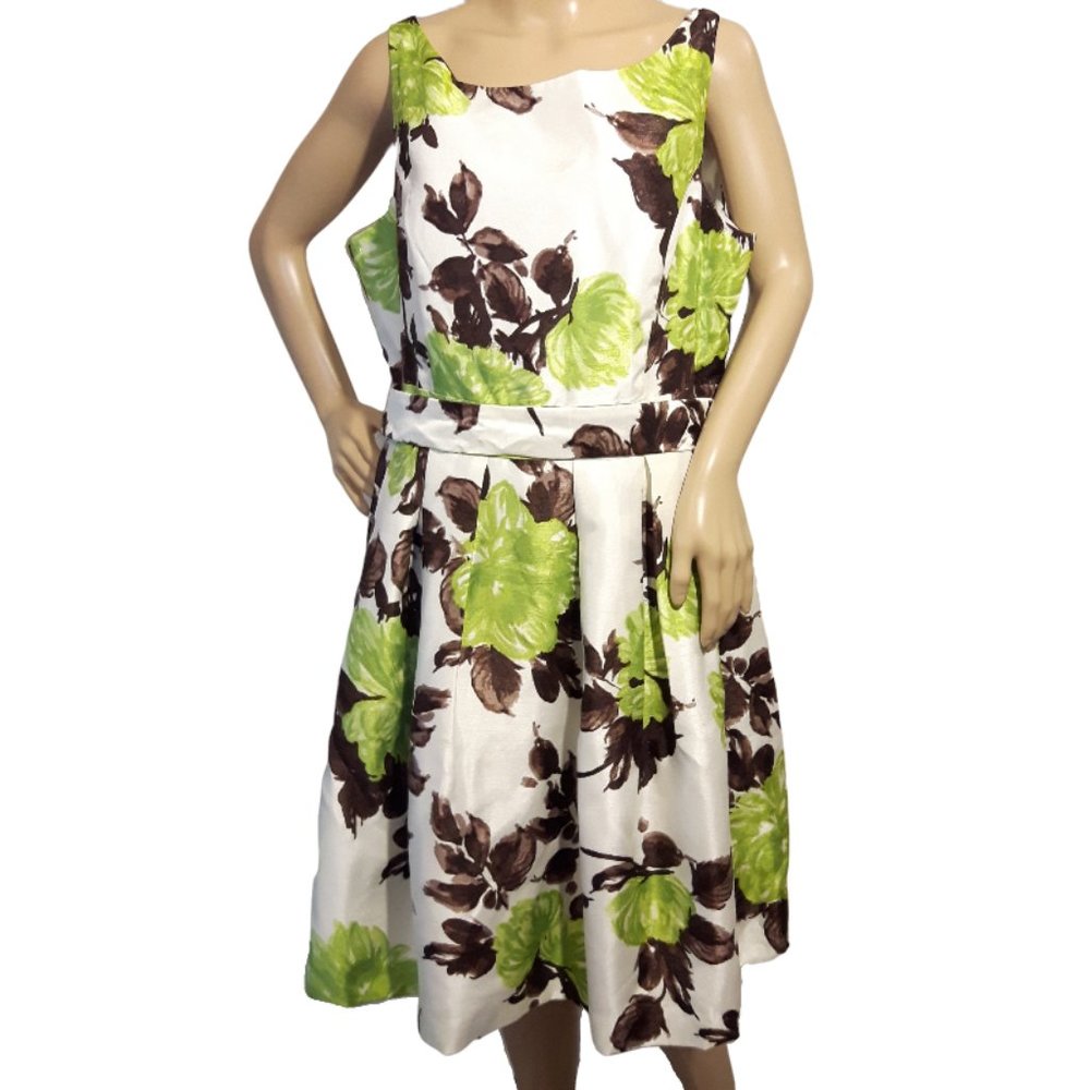Jessica Howard Plus Size 16 Retro Floral Formal Dress